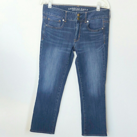 American Eagle Outfitters Denim - AEO Artist Crop 8R